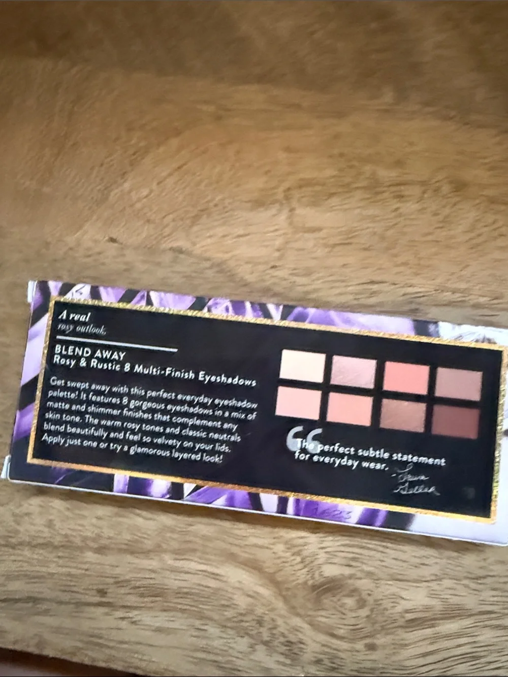 Laura Geller Rosy & Rustic 8-Color Eyeshadow Palette - Mauve, Coral, Dusty Rose